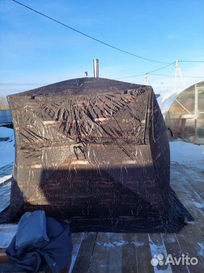 Палатка куб 4 Зима Лето 4х местная 215*215