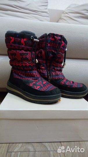 Сапоги зимние для девочки р.34