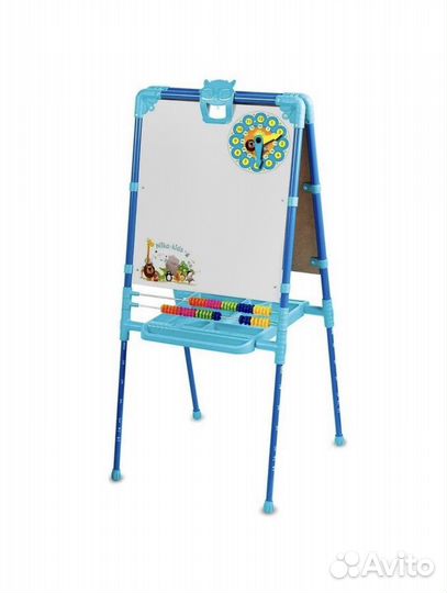 Мольберт детский двухсторонний растущий напольный