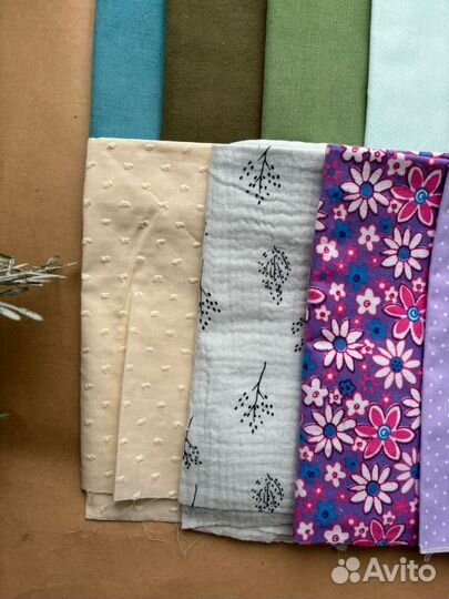 Набор тканей/лоскутов для творчества
