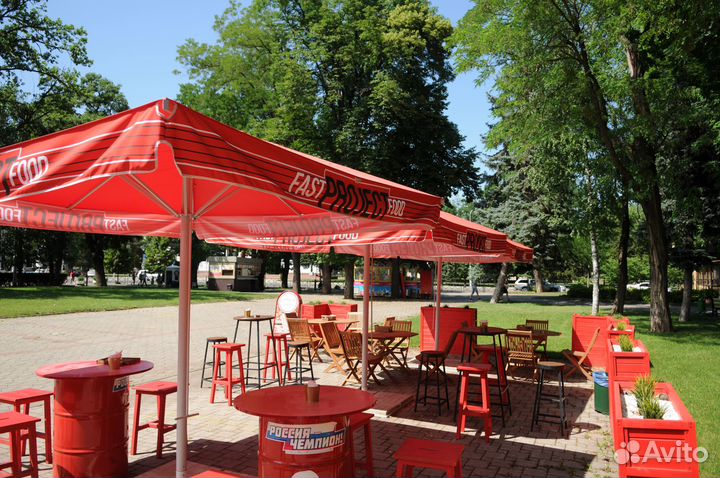 Уличный зонт для кафе 3*3