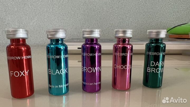 Ekkobeauty Хна для окрашивания бровей