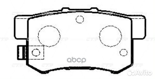 GK0325 колодки дисковые задние Honda Prelude 2