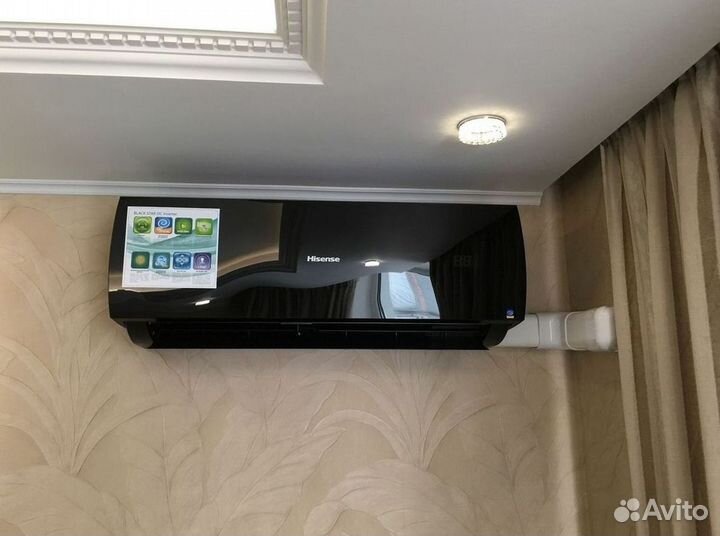 Сплит система с установкой