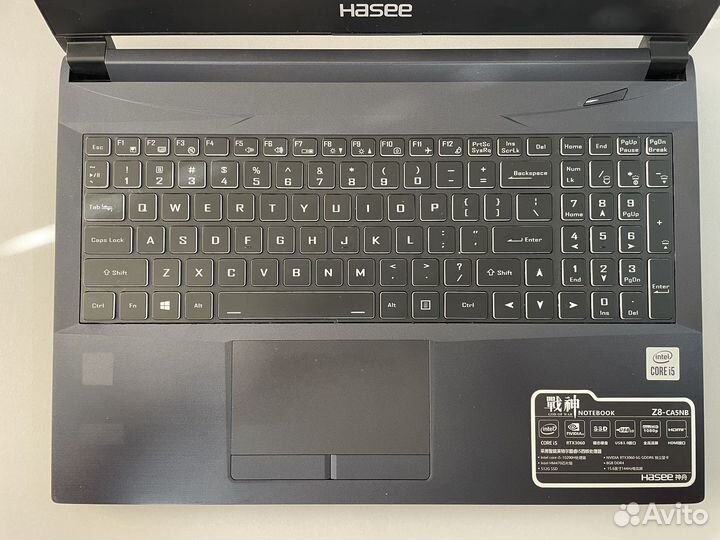 Hasee Core I5-10200/16GB Ram/512GB SSD/RTX3060