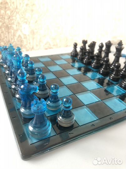 Шахматы ручной работы 2 в 1 новые