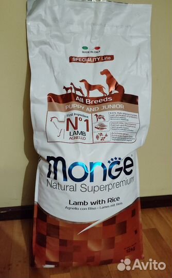 Корм Монж Моngе Dоg Рuррy&Juniоr