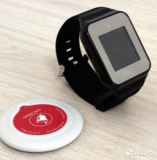 Кнопка вызова перосонала, официанта, часы пейджер