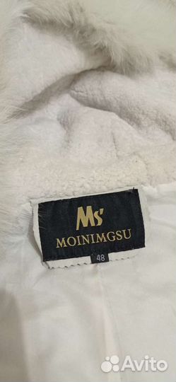 Шуба мутон с капюшоном