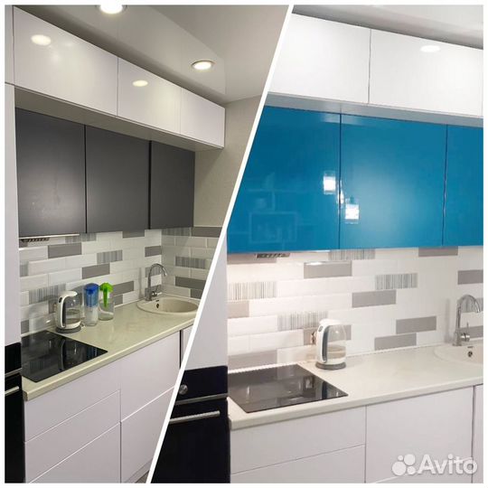 Реставрация кухонных фасадов и мебели из мдф