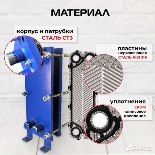 Теплообменник SN04-21 для отопления 200 м2 20кВт