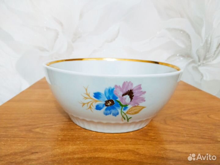 Салатник фарфор СССР винтаж