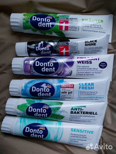 Зубная паста из Германии,Dontodent