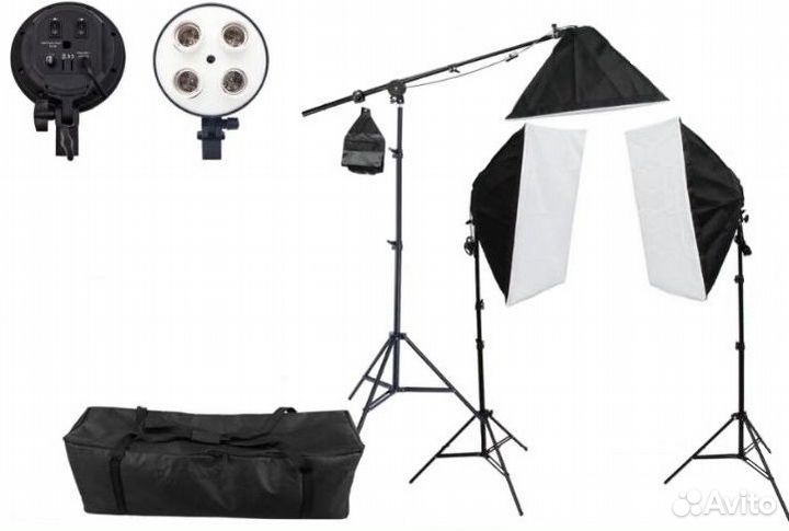 Набор осветителей постоянного света для фотостудии
