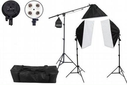Набор осветителей постоянного света для фотостудии