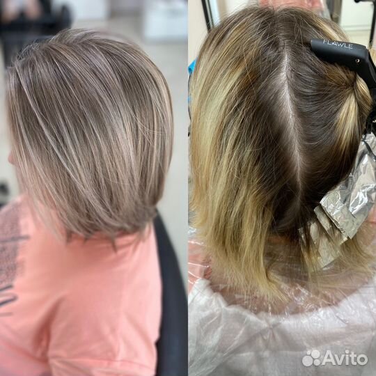 Окрашивание волос/выход из черного