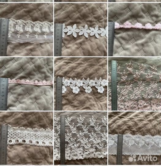 Кружево платье куклы рукоделие скрапбукинг 50м