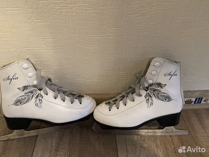 Коньки фигурные бу