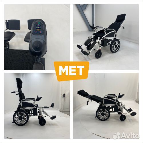 Электро кресло-коляска MET Сomfort85 откид.спинка