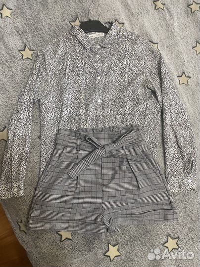 Рубашка zara на девочку 152