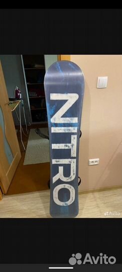 Сноуборд и ботинки для сноуборда