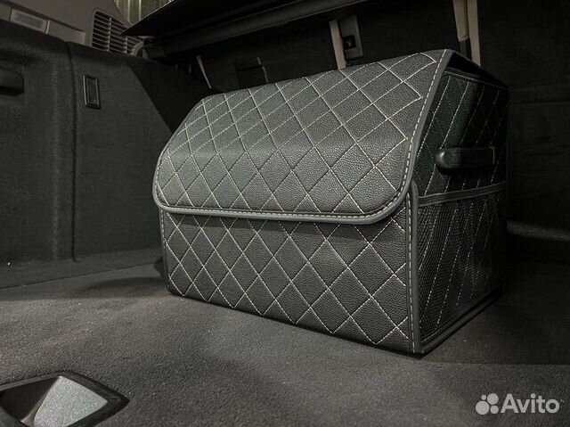 Органайзер S черный, белая строчка 1