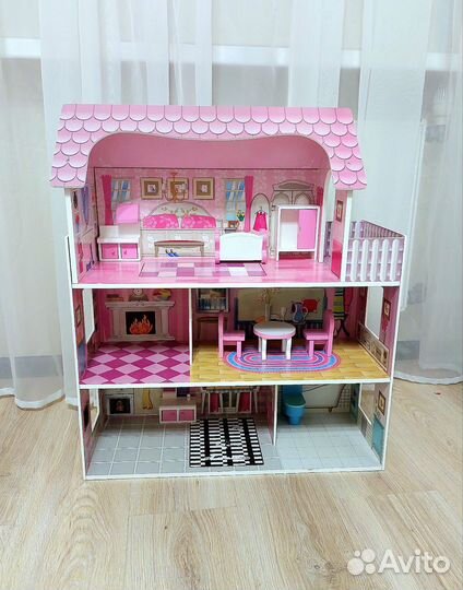 Домик для кукол Demi Star с мебелью