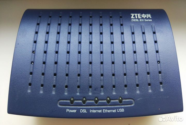 ZTE Modem (модем-роутер) zxdsl 831AII