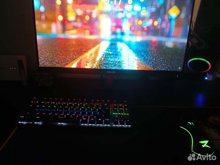 Игровая механическая клавиатура blue candles