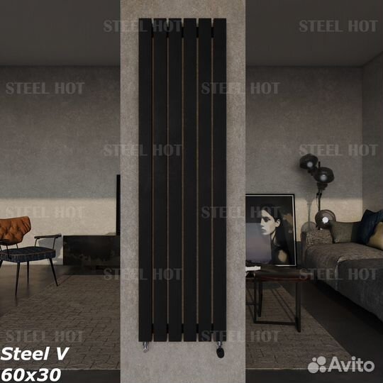 Вертикальный трубчатый радиатор Steel-Hot от завод