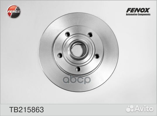 Диск торм.зад Audi tb215863 fenox