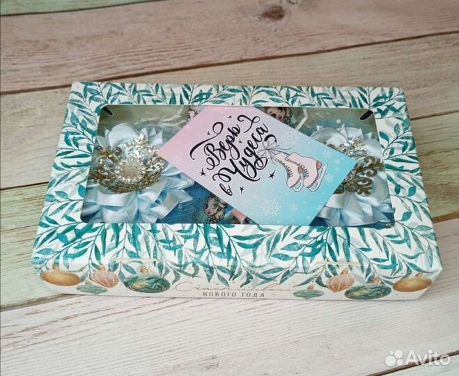 Бантики ручная работа, подарочный набор бантики