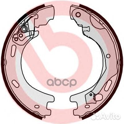 Колодки тормозные стояночного тормоза зад S