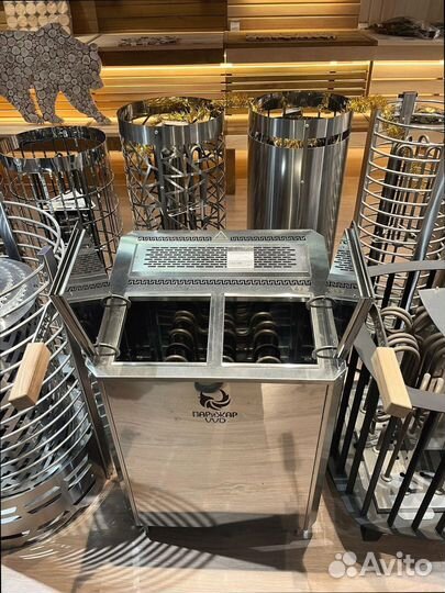 Банная печь с монтажом