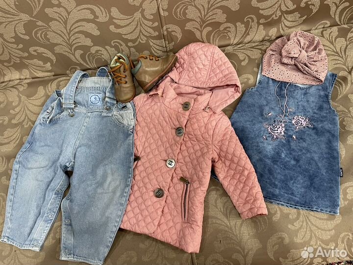 Пакет вещей на девочку 74 80 размер