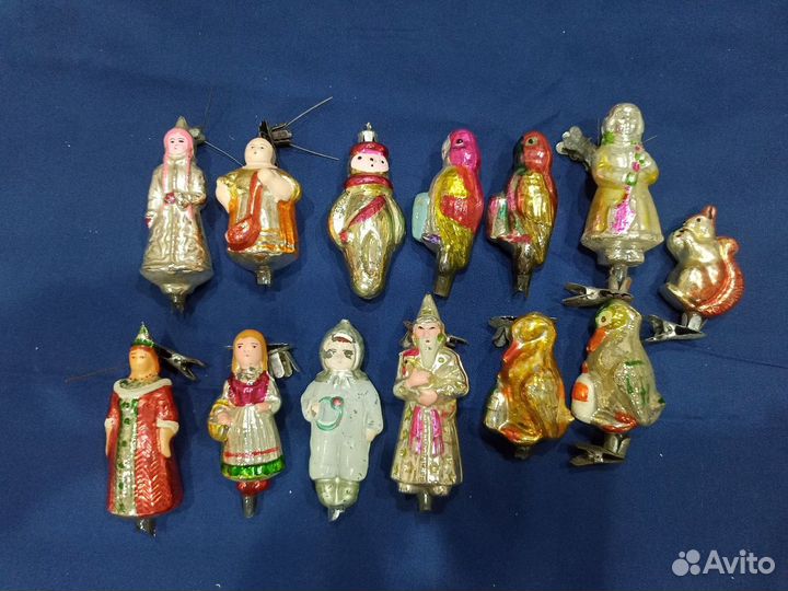 Новогодние игрушки СССР много разных