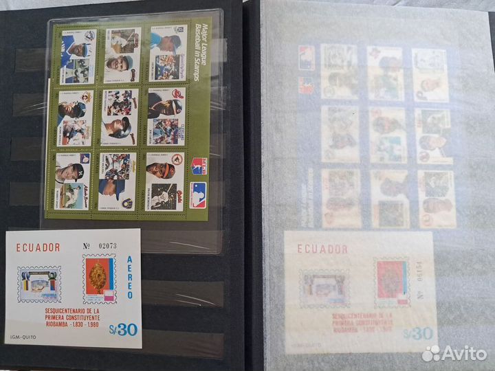 Марки. Блоки много