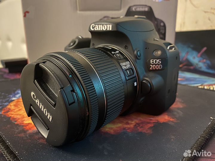 Фотоаппарат canon EOS 200d (black)
