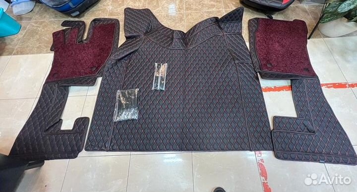 3d коврики из экокожи Volvo FH 2000-2013, автомат