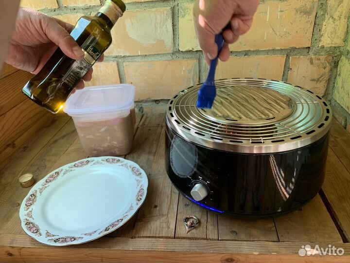 Барбекю гриль на углях