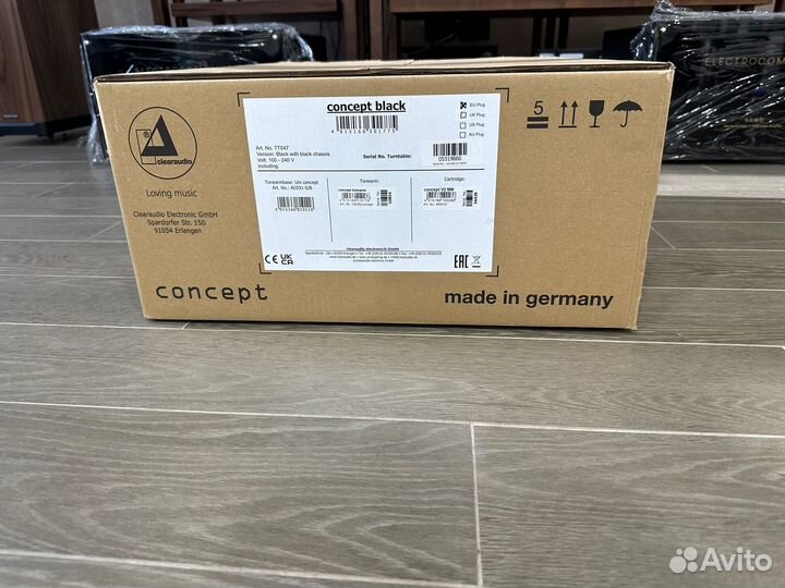 Проигрыватель винила Clearaudio Concept MM Новый