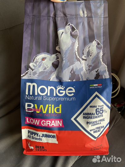 Корм для собак monge/монж