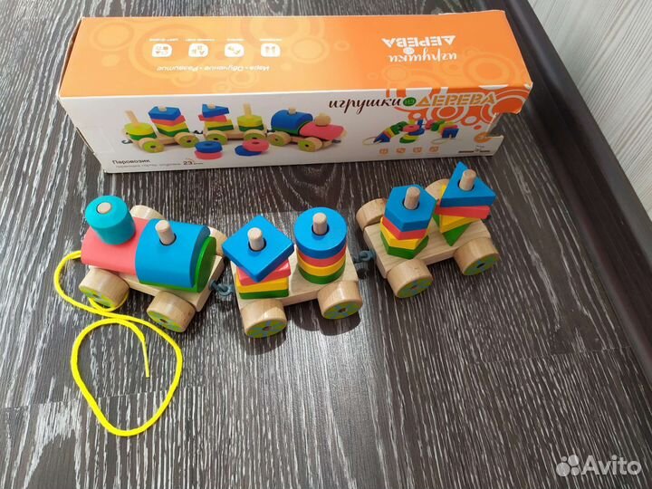 Развивающие игрушки из дерева