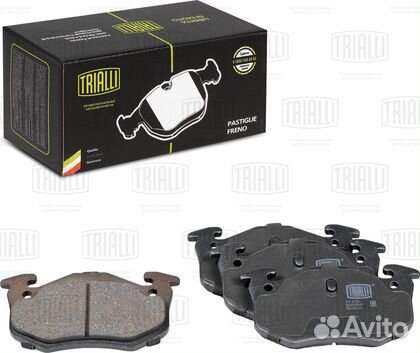 Тормозные колодки (Low-Metallic) задние Renault C