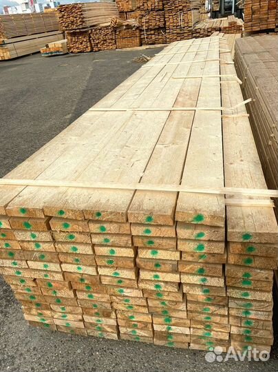 Доска обрезная 50х100х6000мм с доставкой