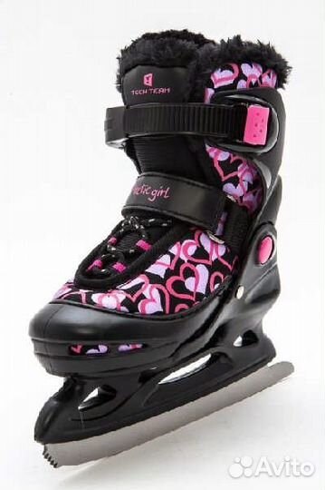 Коньки детские раздвижные TT Arctic girl р.30-33