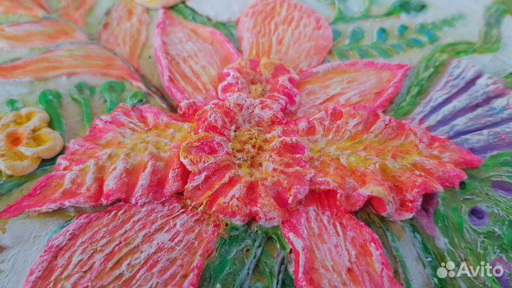 Картина рельефная 