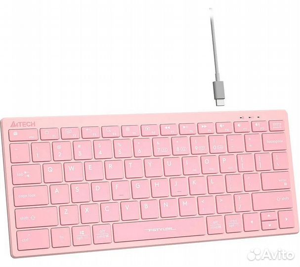 Беспроводная клавиатура A4Tech Fstyler FBX51C, роз