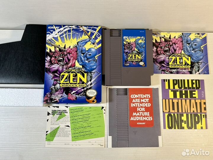 ZEN intergalactic ninja NES mint