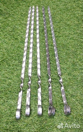 Шампур из нержавеющей стали 40см. Толщина стали 3м